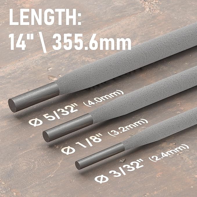 YESWELDER E6011 3/32'' 5LB Welding Rod Carbon Steel Stick Electrodes
