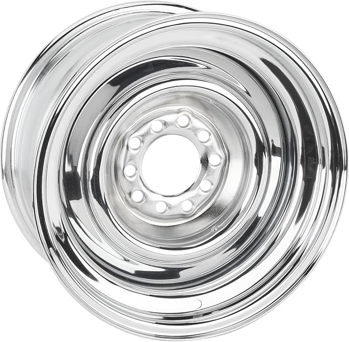Smoothie 15x7 Chrome Steel Wheel, 5 on 4.5/4.75, 4.0 BS