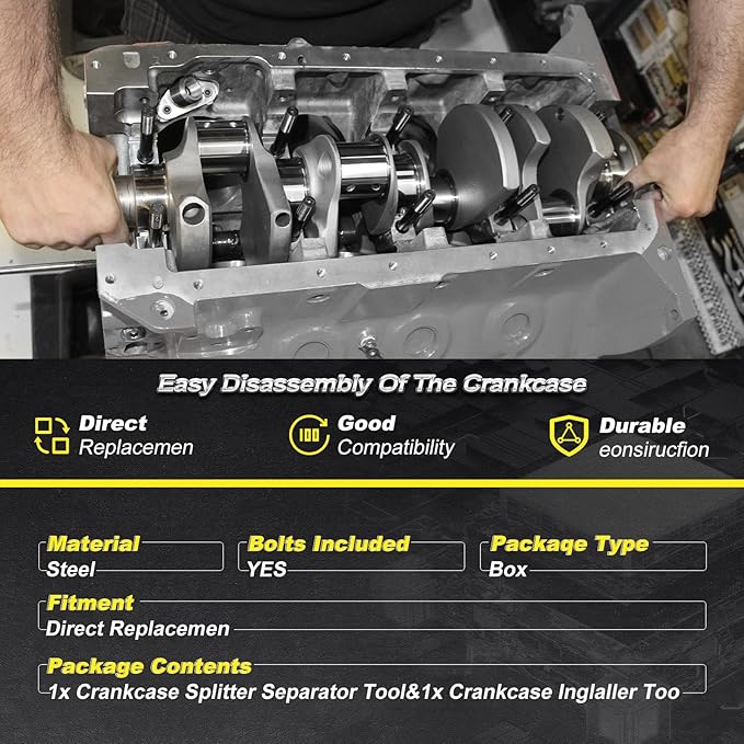 1177390001 Crankcase Splitter Separator and Crank Puller Installer Tool Kits Set Compatible with Honda Suzuki Kawasaki Yamaha