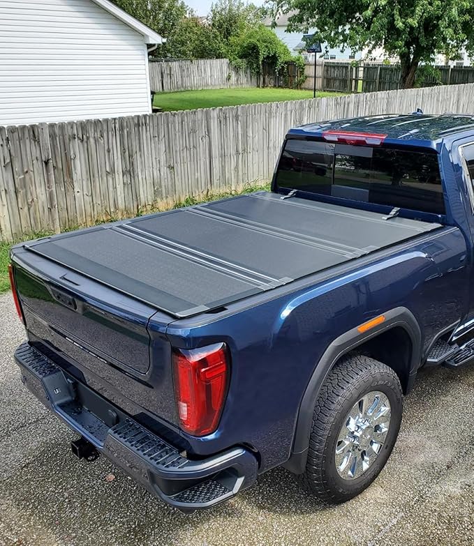 FASTFIT F3 Flip-Up Tonneau Cover for 2009-2018 Dodge Ram 1500; 2010-2025 2500 3500; 2019-2025 Classic, 6'4" (76in) Truck Bed w/o RamBox | FRP Hard Folding Truck Bed Cover | No-Drill | 100% Bed Access