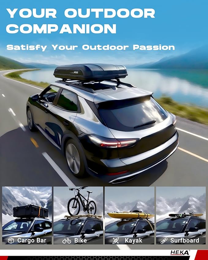 260lb Roof Rack Cross Bars Fit for Chevy Trailblazer 2021-2026 L LT ACTIV RS with Side Rails Heavy Duty Aluminum Cargo Carriers Bikes Surfboards Kayaks