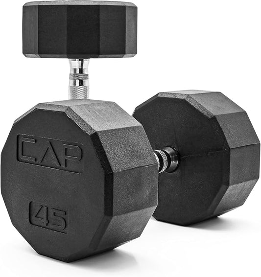 CAP Barbell Coated Dumbbell Weight | Multiple Options Pairs & Sets