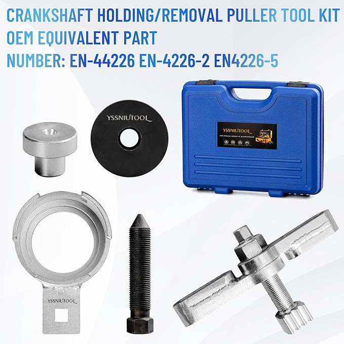Crankshaft Holding/Removal Puller Tool kit Compatible with Vauxhall Opel Karl Viva Chevrolet 1.0 1.4 1.5 2.0T Buick Cadillac Engine,Flywheel Fixed Timing Tool