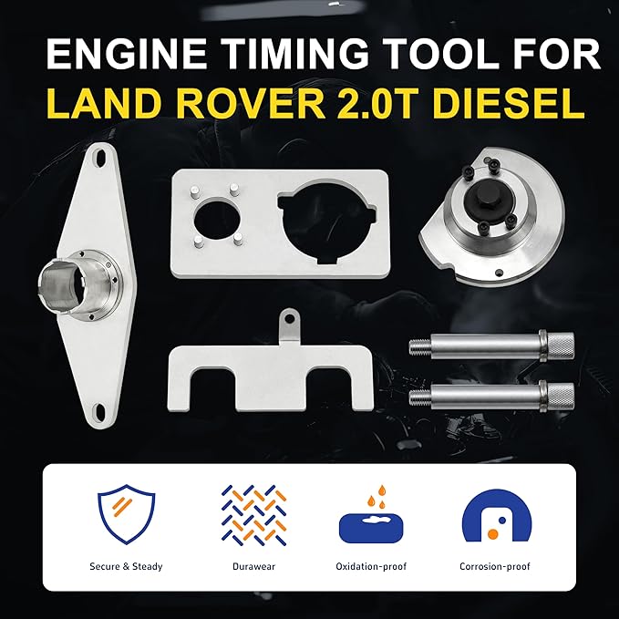 Engine Camshaft Timing Locking Tool Kit Compatible with Land Rover Jaguar 2.0T Diesel Replace 303-1625 303-1627 303-1630 303-1631