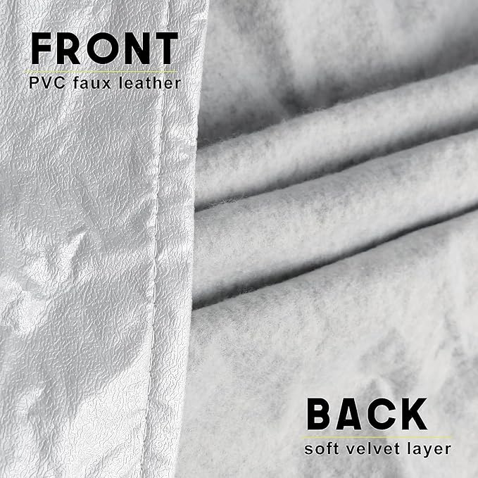 Rosefray RV Tire Covers, Dual Axle Wheel Cover (2 Pack) Fits 27"-30"/30”-33” Diameter Tires, Waterproof Anti-UV Black Dual Tire Covers RV Accessories for Truck/Trailer/Creamy White