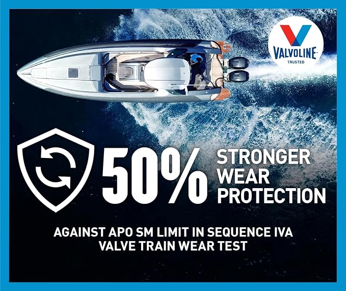 Valvoline 4-Stroke Marine Full Synthetic Engine Oil 1 Gallon
