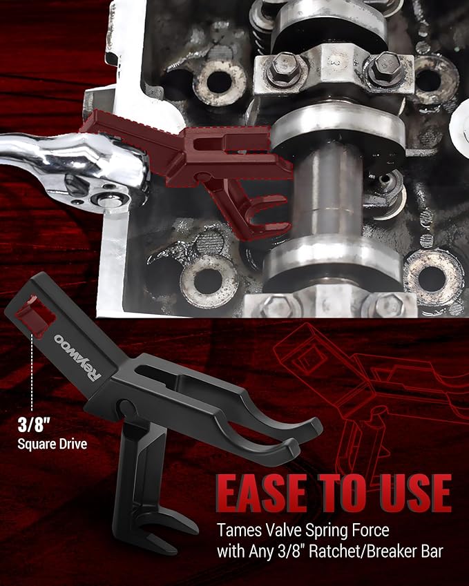 Engine Timing Tool Kit Compatible with Ford 4.6L 5.4L 6.8L 2V/4V Engine w/Valve Spring Compressor, Camshaft Holding Tool & Crankshaft Camshaft Positioning Tool