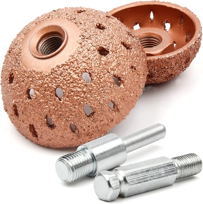 Tire Repair Patch Tools Tire Buffing Wheels 42 mm 55mm Tungsten Steel Buffing Wheel with Tire Patch Roller Scraping Cutter for Car Tire Grinding Polishing Accessories Kit