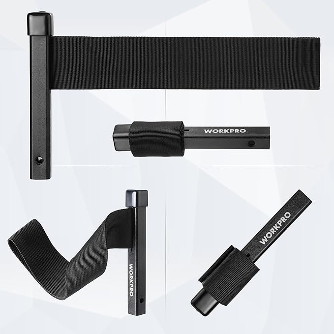 WORKPRO Nylon Strap Oil Filter Wrench, Universal Oil Filter Removal tool Adjustable, 1/2" Drive, Oil Filter Change Set, Ideal for Engine Filters, Conduit, & Fittings