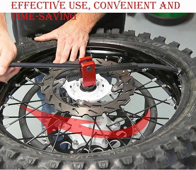 Dirt Bike Tire Changing Tool Kit for Enduro and Motocross Dirt Bike Tire Changer for 16" - 21" Wheels,15 mm to 25 mm Axles (Replace Original Tires)