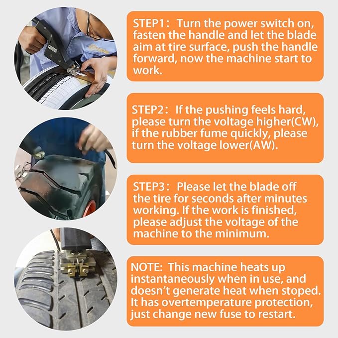 1000W Professional Portable Tyre Regroover with 20 Blades, Electric Digital Rubber Tire Engraving Machine, Off-Road/Truck Car Rubber Tyre Grooving Device, Tool for the Tread Pattern, Retread Old Tire