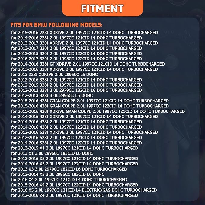 11318648732 Engine Timing Chain Kit & 11417605366 Oil Pump Guide Kit Applied for 328 428 528 X3 X5 2.0 Engine Aftermarket Parts Replace for 11317592877 11317592850