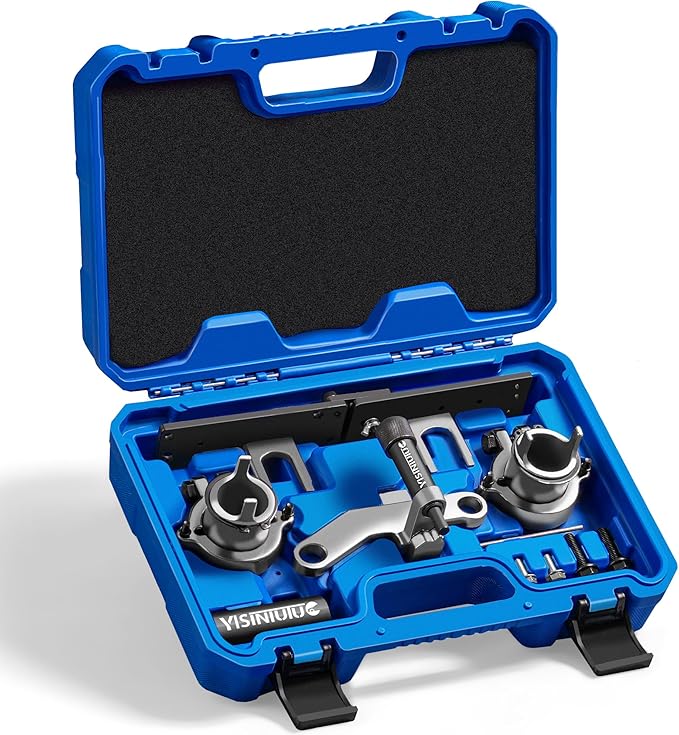 Camshaft Aligning Flywheel Locking Crankshaft Pulley Holding Tool Compatible with GM Onix/Tracker/Chevrolet 1.0 12V 3 cylinders 1.2 12V Ecotec Engine Replace CR490 with 22mm Socket