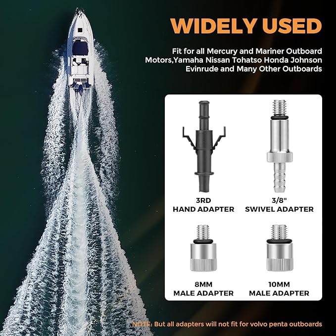 Lower Unit Gear Oil Pump for Standard Quart Bottles for 28mm bottle caps，10CC Per Pump Stroke，gear oil pump for quart bottle 3/8 inch Metal Swivel， 8mm and 10mm， 3rd Hand Adapter and 19 inch hose
