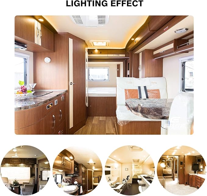 Super Bright T10 921 922 912 LED Bulbs for 12V RV Ceiling Dome Light RV Indoor Lights Camper Trailer Motorhome Marine Boat Dome Interior Light (Pack of 20, Soft White)