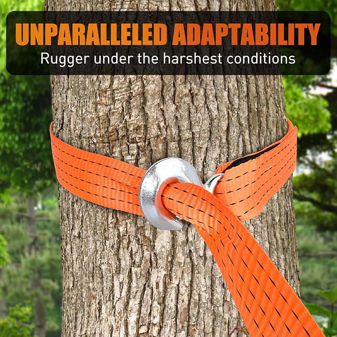 Nilight Tow Strap Heavy Duty with Safety Hooks 2”x20’ 10,000LBS Breaking Strength Towing Strap Rope for Trucks Vehicles Towing Accessories Cable Trailers, 2 Years Warranty