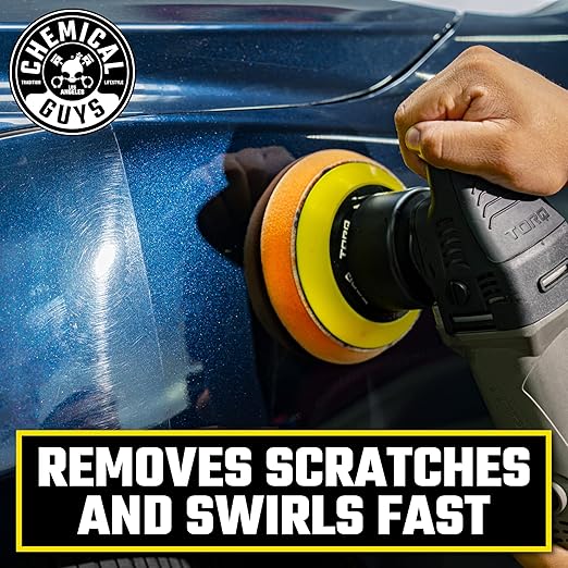Chemical Guys TORQX Dual-Action Random Orbital Polisher Detailing Kit – 13-Piece Kit With Arsenal Range Bag, Pads, Accessories for Paint Correction, Premium Buffer