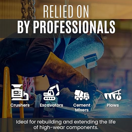 Rankin Ranomatic D Hardfacing Wire, General Purpose Welding Wire, Extreme Abrasion Resistance, Alloy-Cored Wire, Welding Equipment, 0.045" x 25 lb Spool