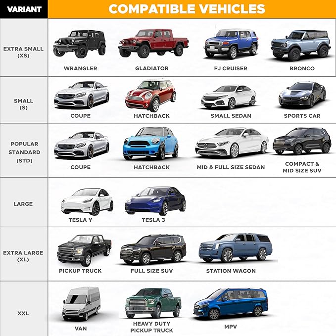 EcoNour Car Windshield Cover for Ice & Snow | 600D Polyester All-Weather Windshield Protector | Water, Heat & Sag-Proof | Winter Car Snow Cover | Standard Size 69" x 42"