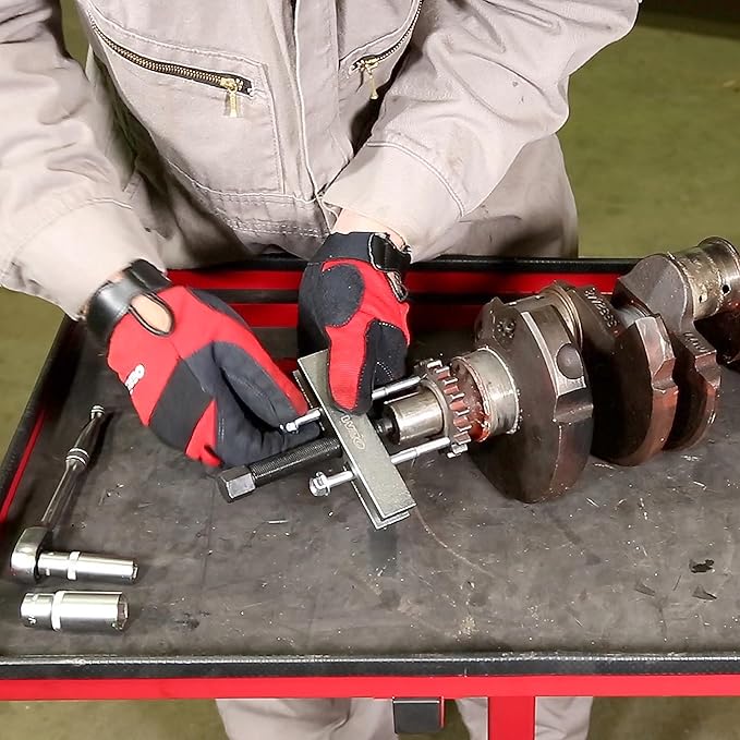 OEMTOOLS 25258 5 Inch Timing Gear and Pulley Puller, Tool For Pulling Timing Gear & Any Other Tool with Tapped Holes, Such as Crank Shaft Gears & Pulleys