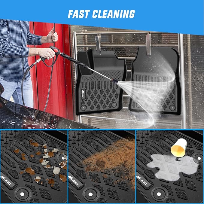 Nilight TPE Floor Mats for Nissan Kicks 2025 2026 All Weather Custom Fit Heavy Duty Floor Liners