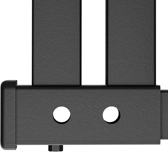 Tow Hitch 2 Inch, Dual Hitch Extender, Drop-Rise Trailer Hitch Adapter Extension, 4000 LBS Capacity Double Receiver Extender Fits Standard 2" Class III & IV Receivers for Cargo Carrier Bike