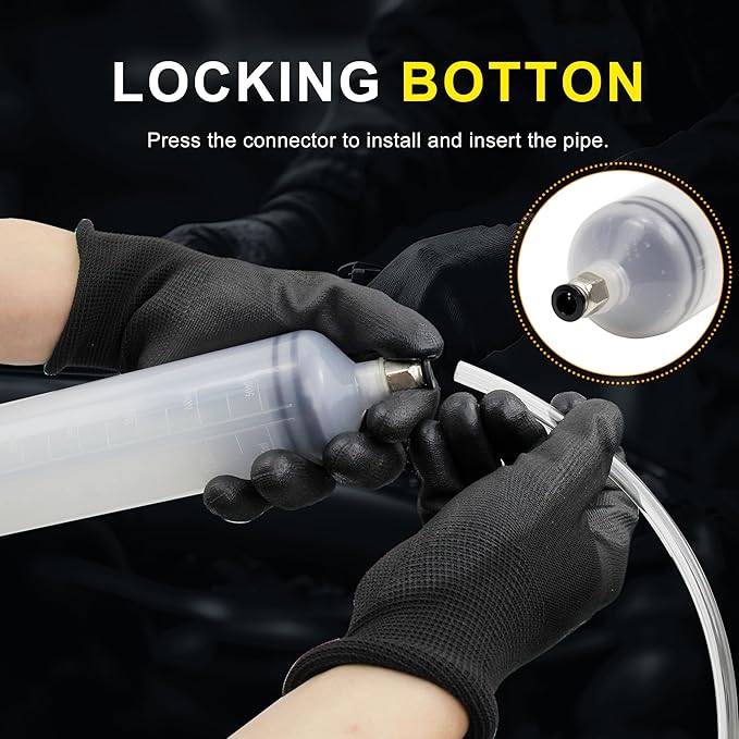 500CC Fluid Extractor, Automotive Fluid Extractor Pump Manual Fuel Suction & Filler, Efficient Oil Extractor Pump for Fluid Extraction