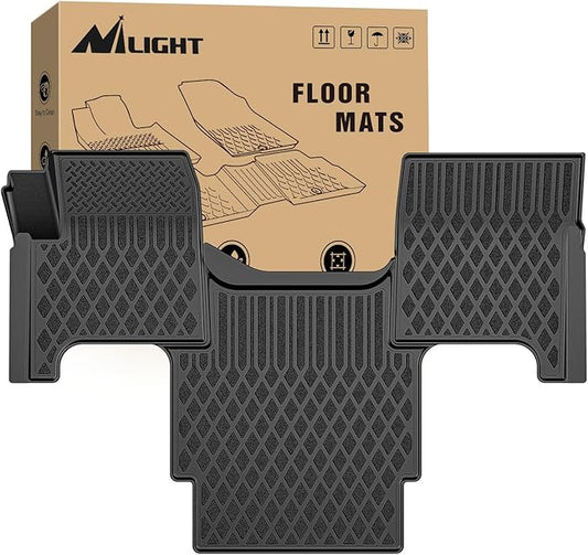 Nilight TPE Floor Mats for Volvo VNL 300 430 630 670 730 780 2004-2018 Volvo VT Models 2006-2010 All Weather Custom Fit Heavy Duty Floor Liners