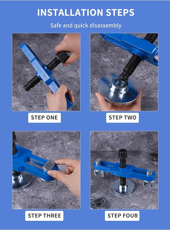 Rear axle hub Puller, hub Removal Tool, Heavy-Duty Drive axle hub Bearing Puller, Suitable for 6-8 Transport Trucks and Equipment, Making Maintenance Work Easier and Faster