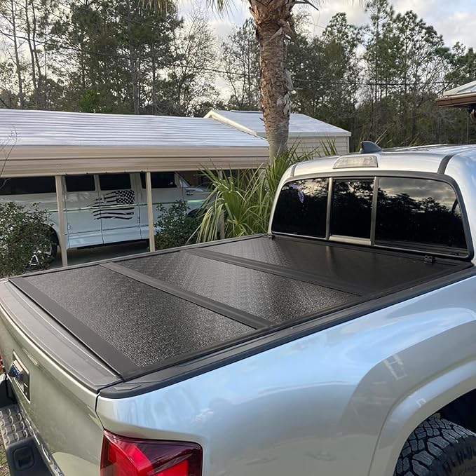 FASTFIT HTL Low-Profile Hard Tri-Fold Tonneau Cover for 2002-2018 Dodge Ram 1500; 2003-2025 Ram 2500 3500, 6'4" (76in) Truck Bed w/o Rambox | 19-24 RAM 1500 Classic