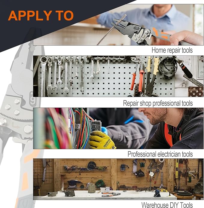 Ratchet Wire Plier - Cutting Pliers for Wire-Steel and Matel Wires, Forged from 55 steel, Locking Pliers Professional Handle