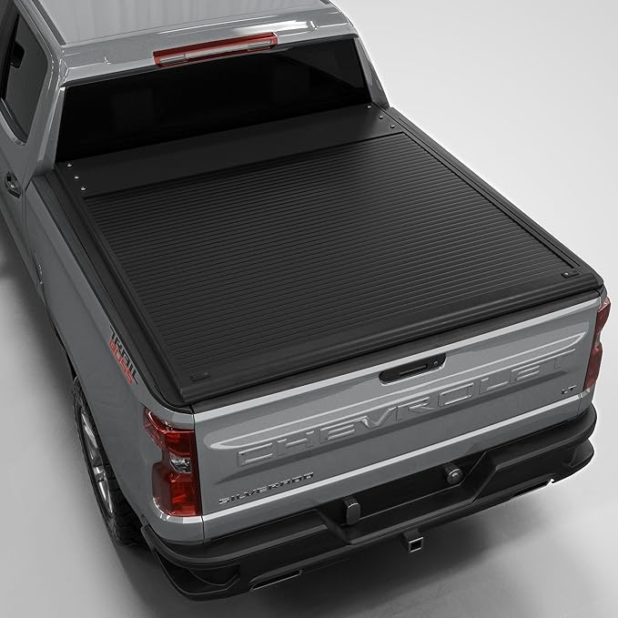 Aluminum Retractable Tonneau Cover Fits 2019-2026 Chevy/GMC Silverado/Sierra 6'7" Bed (79.4")