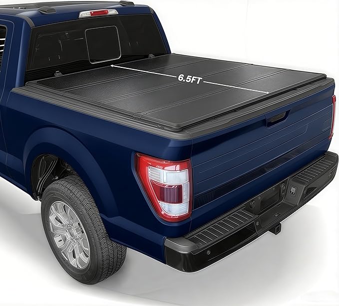Perfit Liner 6.5 FT Bed FRP Hard Quad-Fold Tonneau Cover for 2015-2025 Ford F-150 Styleside/Fleetside Truck Cargo Topper, Hardtop (Not for Flareside/Stepside)