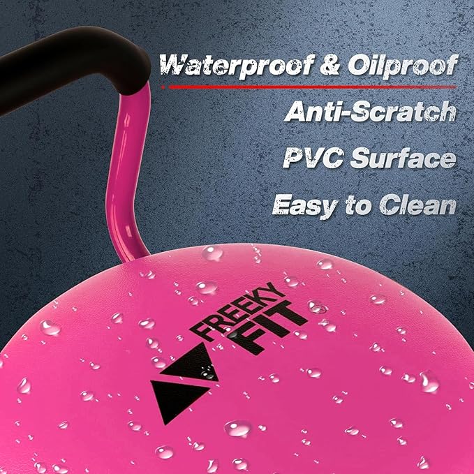 Garage Stool, Adjustable Height Swivel Work Mechanic Shop Stool with Backrest, Pneumatic Shop Chair for Home, Workshop, 300 LBS Capacity, 360° Rotation, Heavy Duty, Pink