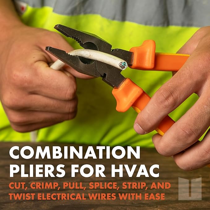 Ullman Devices Corp - Insulated Pliers Set - Set Includes Long Nose COM