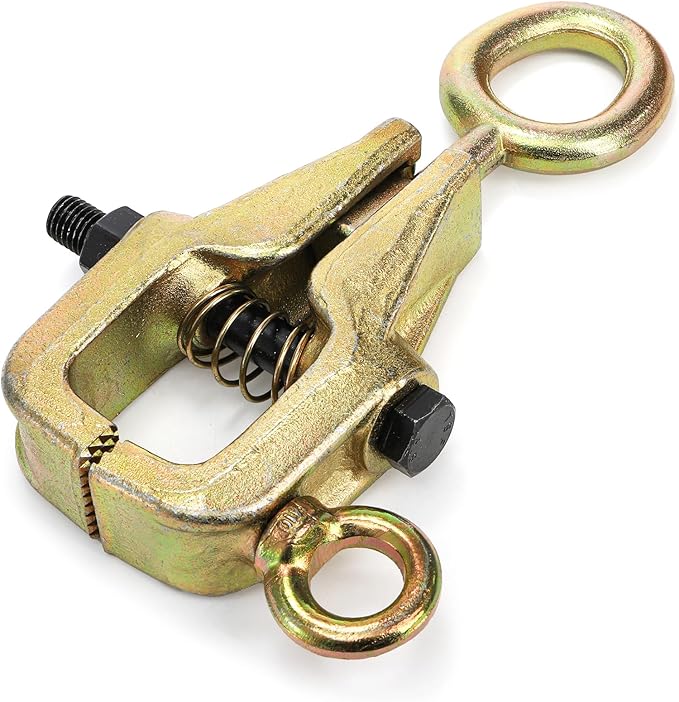 Hiceeden Heavy Duty Auto Body Clamp, 5 Ton 2 Way Auto Body Repair Tools, Frame Pull Clamp with Self-Tightening Grips for Top & Straight Automotive Car Vehicle Repair