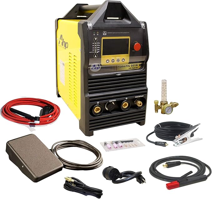 NEW 2024 AHP AlphaTIG 203Xi Amp IGBT AC DC Tig/Stick Welder with PULSE 110/220v 3 YEARS WARRANTY