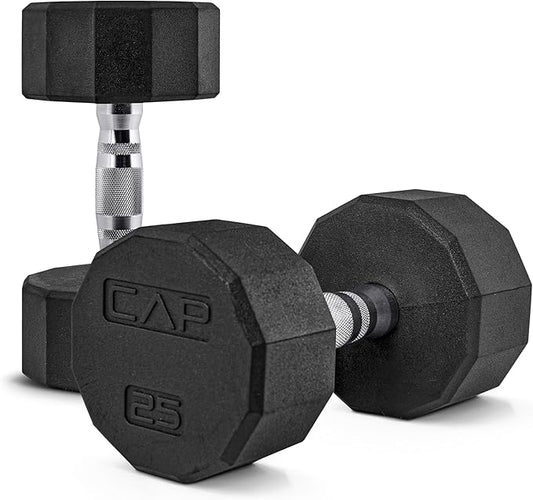 CAP Barbell Coated Dumbbell Weight | Multiple Options Pairs & Sets