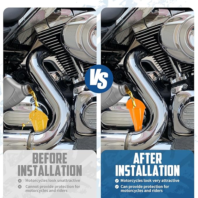 Oil Change Kit Crankcase Fill Oil Funnel Oil Filter Cap Wrench Primary Case Oil Fill Funnel Drip Oil Filter Funnel O-Rings Set Fit for Harley Models