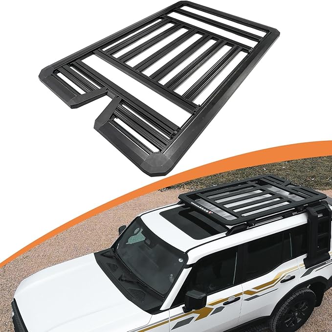 Roof Rack Platform for 2024-2025 Toyota Land Cruiser Prado (J250/LC250) | Heavy Duty Platform for Rooftop Cargo, Kayak, Canoe, Bike, Snowboard