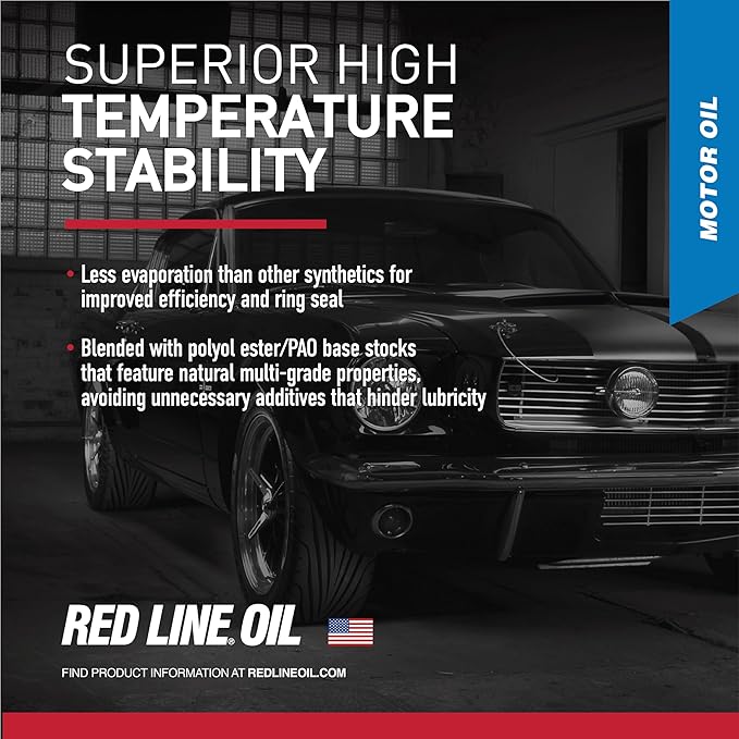Red Line 11604 SAE 5W50 Fully Synthetic Motor Oil - 1 Quart