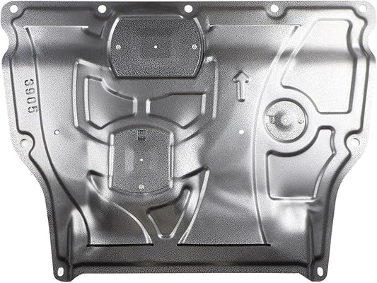 Engine Splash Shield Guard Compatible with 2015-2022 Ford Edge, Front Engine Case Guard Under Car Shield Cover