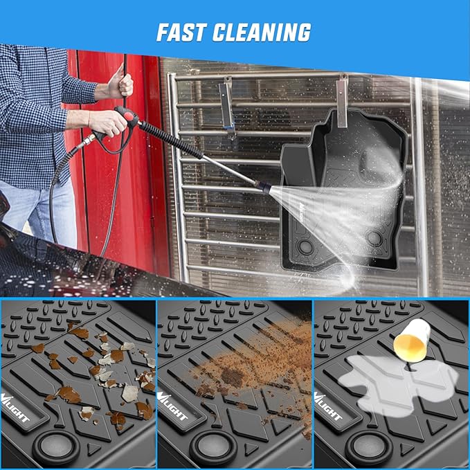 Nilight Floor Mats for Ford Flex 2009 2010 2011 2012 2013 2014 2015 2016 2017 2018 2019 All Weather Custom Fit Heavy Duty Floor Liners