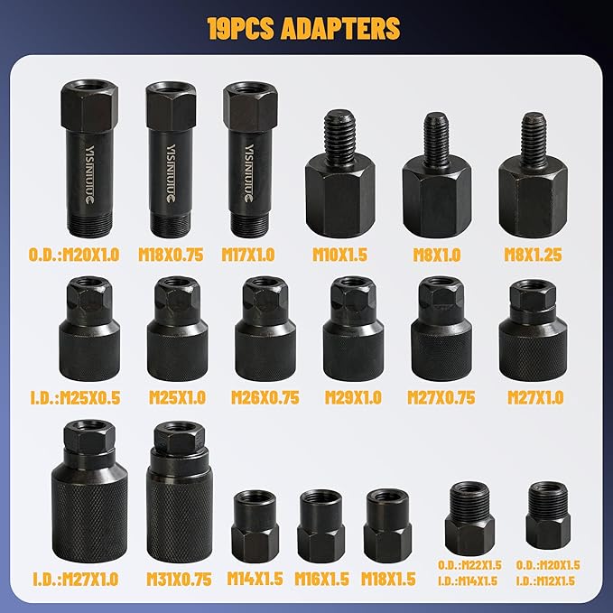 Pneumatic Injector Puller Diesel Injector Puller Kit for Diesel Engines, Diesel Injector Extractor Tool