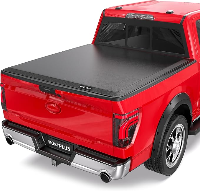 MOSTPLUS Roll-Up Soft Vinyl Truck Bed Tonneau Cover Compatible for 2004-2014 Ford F150 F-150/2006-2008 Lincoln Mark LT Styleside Bed 6.5FT Feed Bed