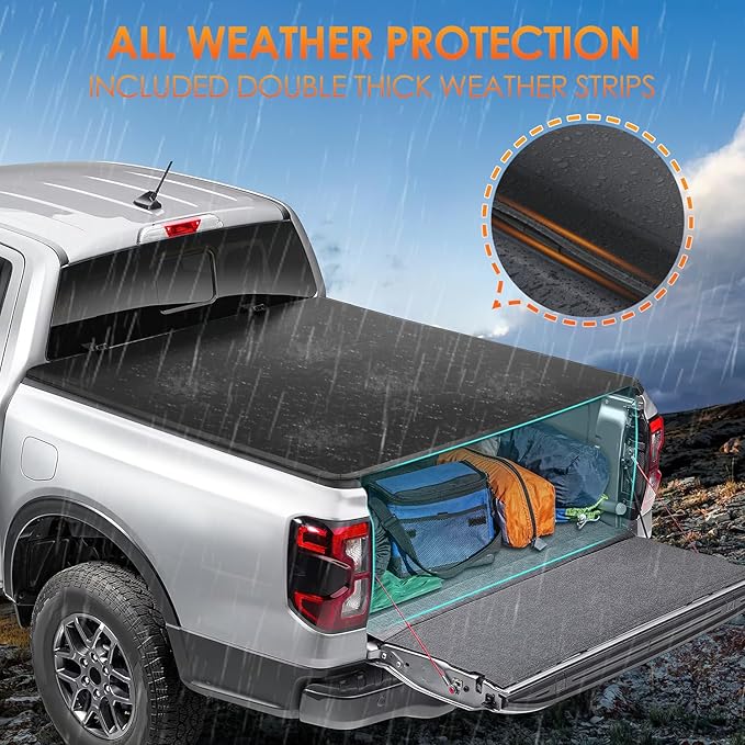 Nilight Truck Bed Cover for Ford Ranger Maverick Series
