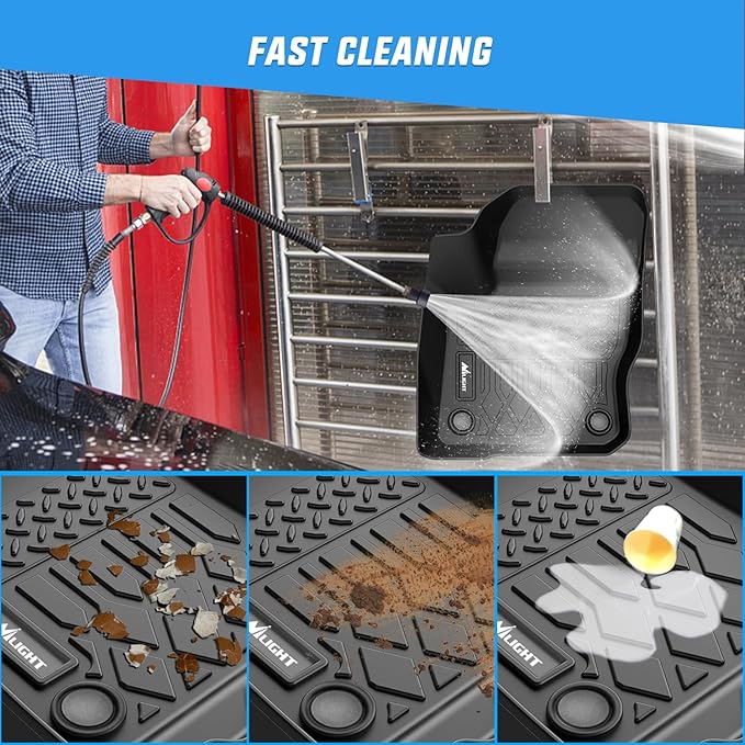 Nilight TPE Floor Mats for Ford Focus 2012 2013 2014 2015 2016 2017 2018, All Weather Custom Fit Heavy Duty Floor Liners