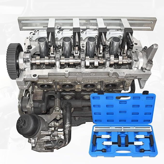 10259A 10259B Engine Actuator Spring Compressor Assembly Removal Tool Kit, Compatible with Fiat Multiair 2012-2019 1.4L 16V 2.4L 2.0L Engine, Replace for Alfa Romeo Chrysler 2000034500 10324 10409