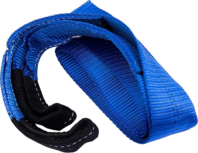 HFS(R) Blue Tree Saver, Winch Strap, Tow Strap 30,000 Pound Capacity(3X20FT)