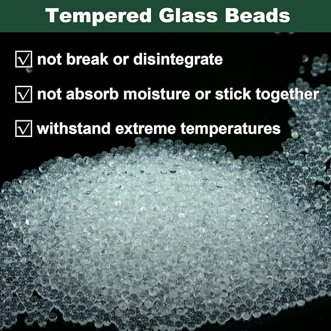 Tire Balance Beads 6 oz x 4, Wheel Balancing Beads for Trucks Tire, Trailer, Off-Road Vehicles, Tire Beads with Installation Tools